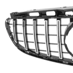 Juodos, chrominės grotelės skirtos Mercedes-Benz W212 (2013-2016) - Image 3