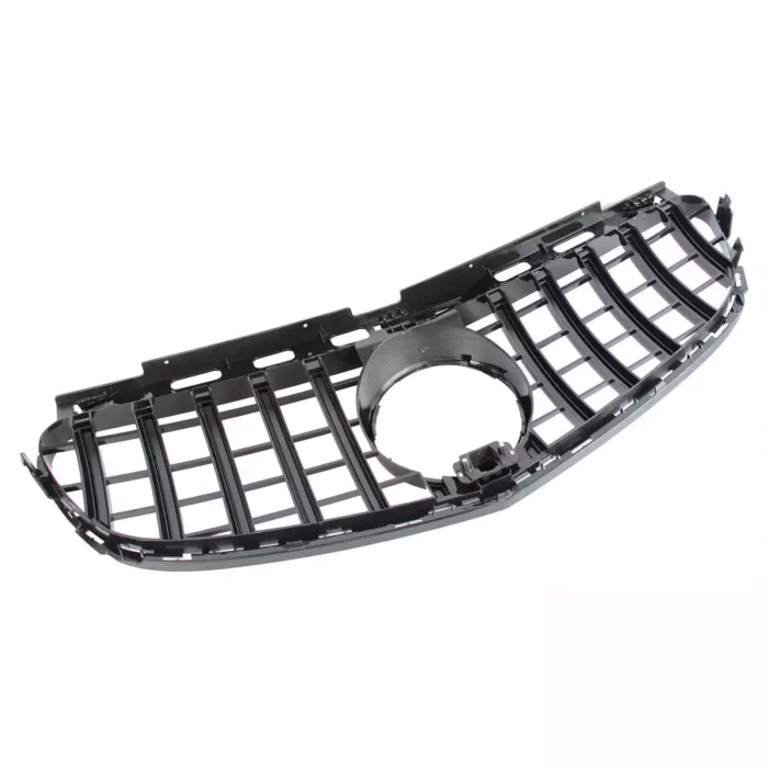 Juodos, chrominės grotelės skirtos Mercedes-Benz W212 (2013-2016) - Image 4