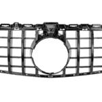 Juodos, blizgios grotelės skirtos Mercedes-Benz W205 (2014-2018) - Image 2