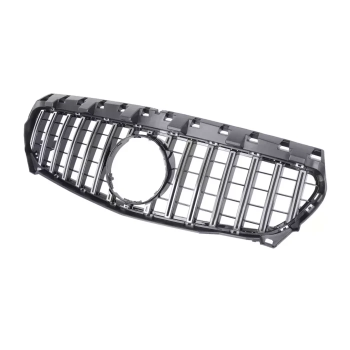 Juodos, chrominės grotelės skirtos Mercedes-Benz C117 (2013-2016) - Image 1