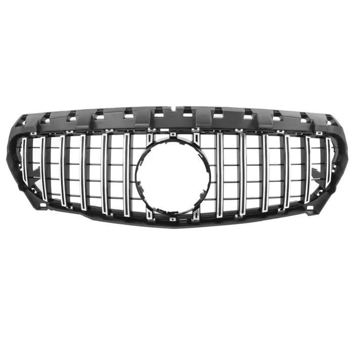 Juodos, chrominės grotelės skirtos Mercedes-Benz C117 (2013-2016) - Image 2