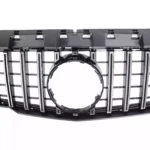 Juodos, chrominės grotelės skirtos Mercedes-Benz C117 (2013-2016) - Image 3