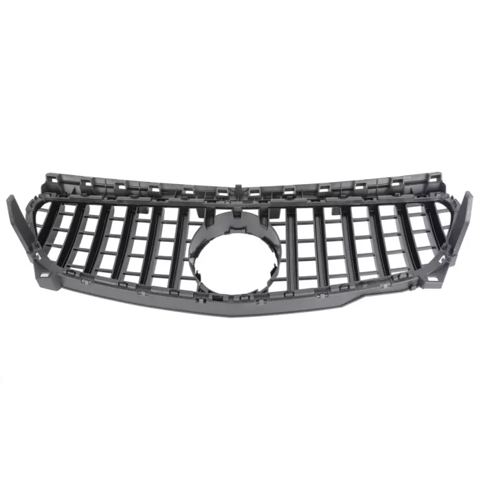 Juodos, chrominės grotelės skirtos Mercedes-Benz C117 (2013-2016) - Image 4