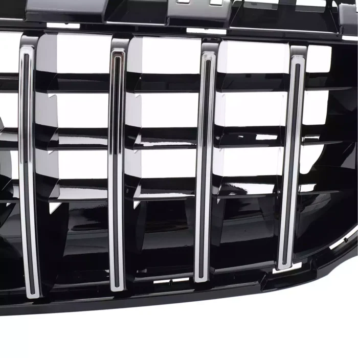 Juodos, chrominės grotelės skirtos Mercedes-Benz W213 (2016-2020) - Image 3