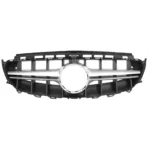 Juodos, chrominės grotelės skirtos Mercedes-Benz E-klasės W213 (2016-2020) - Image 2