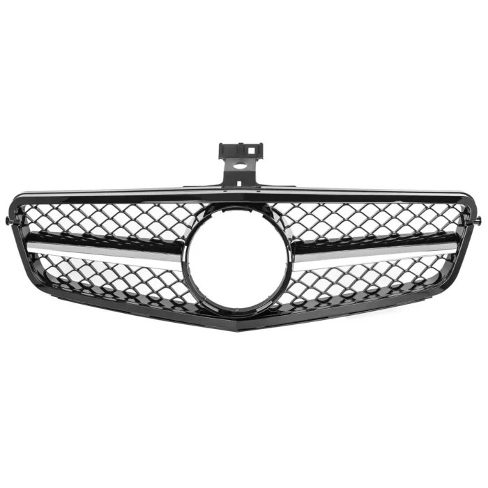 Juodos, chrominės grotelės skirtos Mercedes-Benz W204 - Image 2