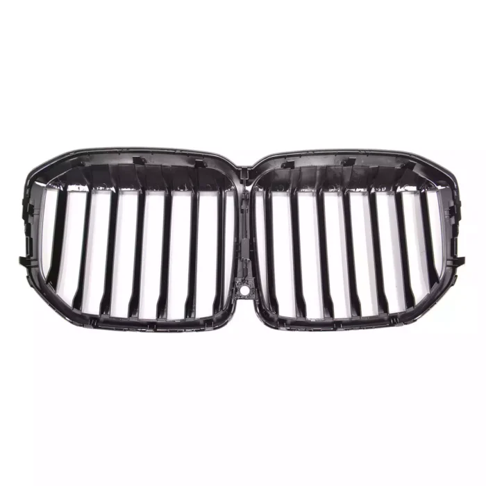 Juodos, blizgios, viengubos grotelės skirtos BMW G07 (2019-) - Image 4