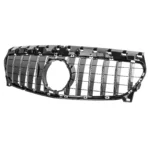 Juodos, chrominės grotelės skirtos Mercedes-Benz CLA C117 (2016-2019)