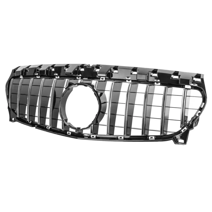 Juodos, chrominės grotelės skirtos Mercedes-Benz CLA C117 (2016-2019) - Image 1