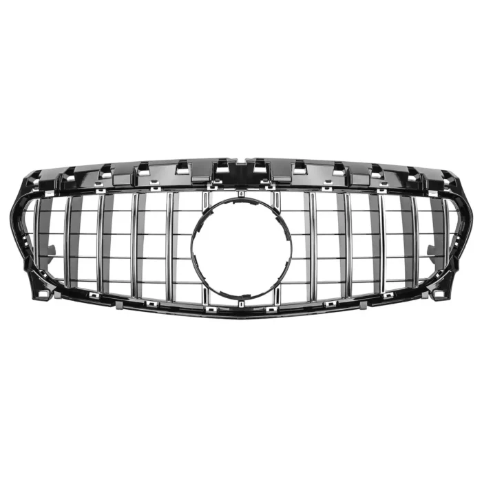 Juodos, chrominės grotelės skirtos Mercedes-Benz CLA C117 (2016-2019) - Image 2