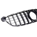 Juodos, chrominės grotelės skirtos Mercedes-Benz W205 C63 AMG - Image 2