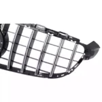 Juodos, chrominės grotelės skirtos Mercedes-Benz W205 C63 AMG - Image 3