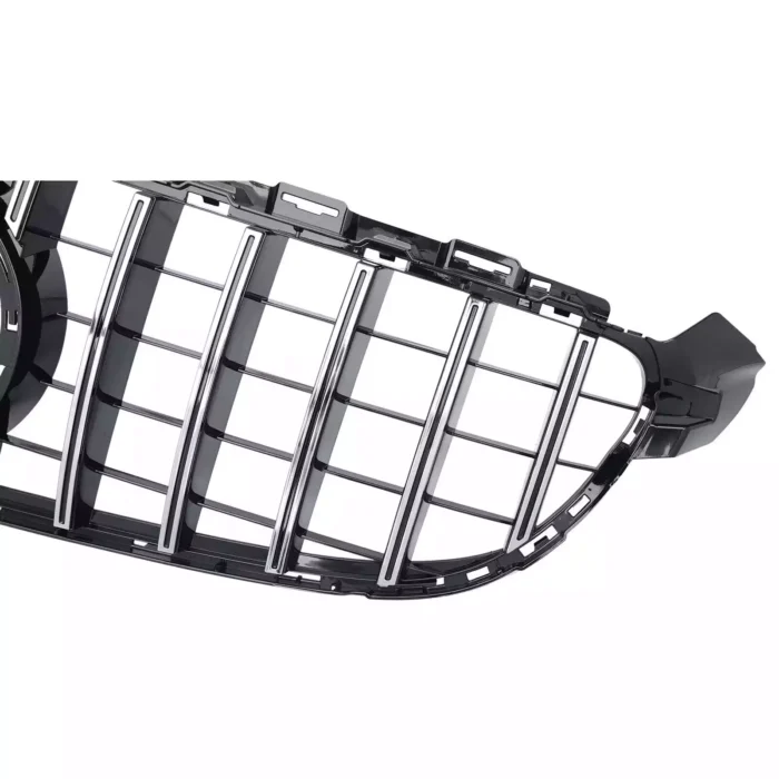 Juodos, chrominės grotelės skirtos Mercedes-Benz W205 C63 AMG - Image 3