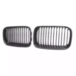 Juodos, blizgios, viengubos grotelės skirtos BMW E36 (1990-1996)