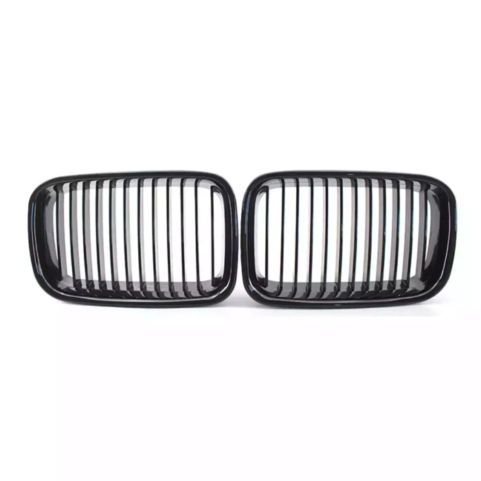 Juodos, blizgios, viengubos grotelės skirtos BMW E36 (1990-1996) - Image 2