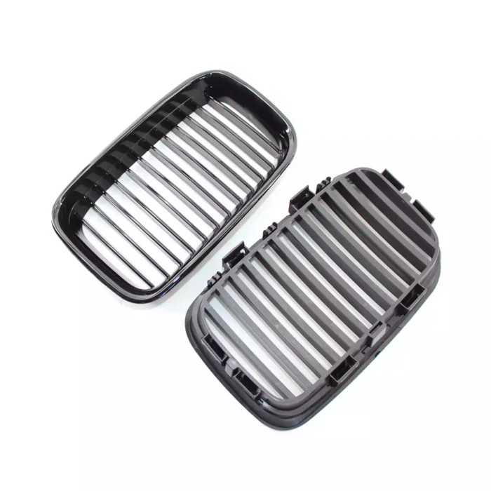 Juodos, blizgios, viengubos grotelės skirtos BMW E36 (1990-1996) - Image 3