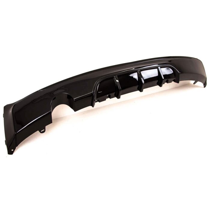 Juodas, blizgus (1x0) galinio buferio difuzorius skirtas BMW F22, F23 - Image 2